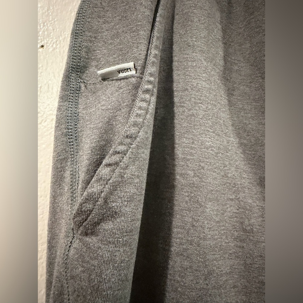 Vouri Men's Gray Drawstring Pants - Casual Comfort Very Soft EUC - Picture 3 of 7